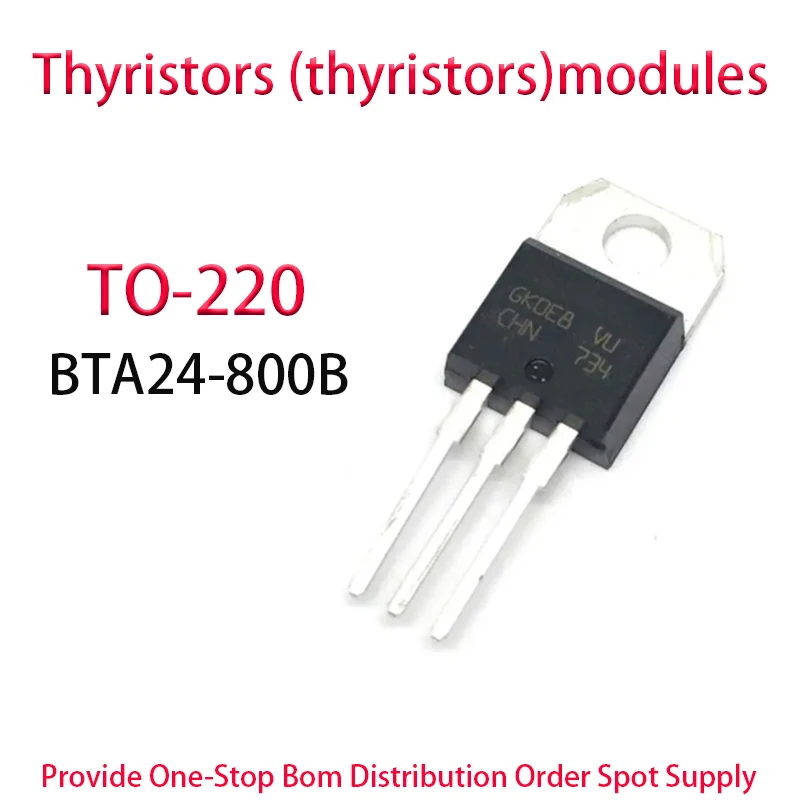 BTA24-800B Bidirectional thyristor TO-220 Thyristor 100pcs