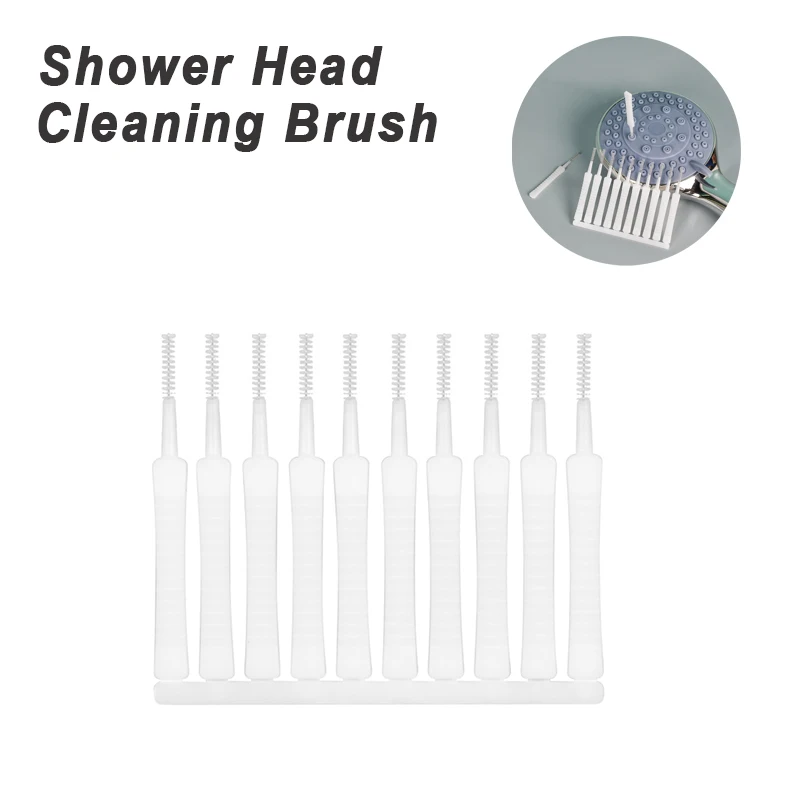 10-40PCS Shower Head Cleaning Brush Anti-clogging Micro Nylon Brush Cleaning Tool for Bathroom Kitchen Phone Hole image 2