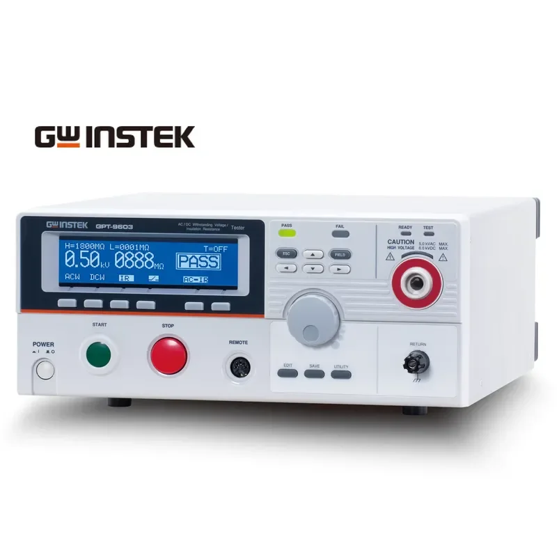 GW Instek GPT-9600 Series Economical Safety Tester 100VA AC/DC Withstanding Voltage Insulation Resistance Tester Hi-pot