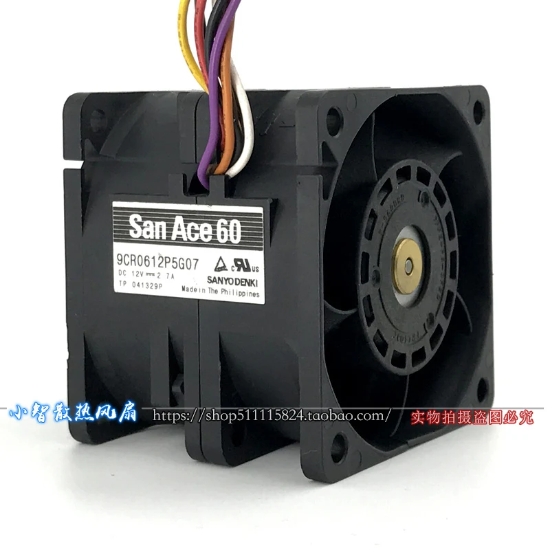 

ORIGINAL 9CR0612P5G07 12V 2.7A 6050 60*60*50mm NEW COOLING FAN RADIATOR