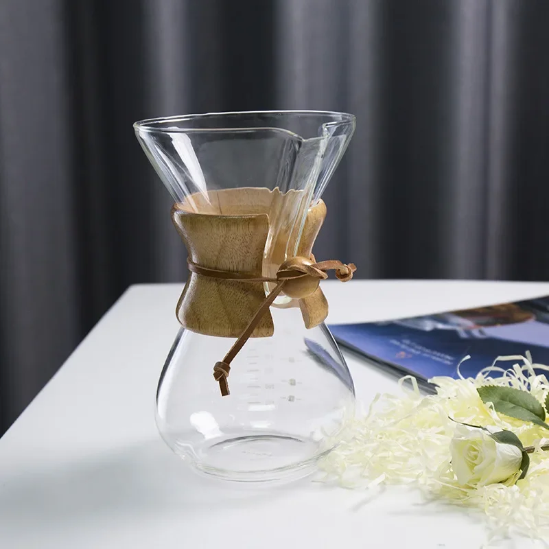 Coffee Maker Tea Timemore Cezve for Coffee Barista Moka Pot Glass Teapot Espresso Portafilter Machine Stainless Strainer Kitchen
