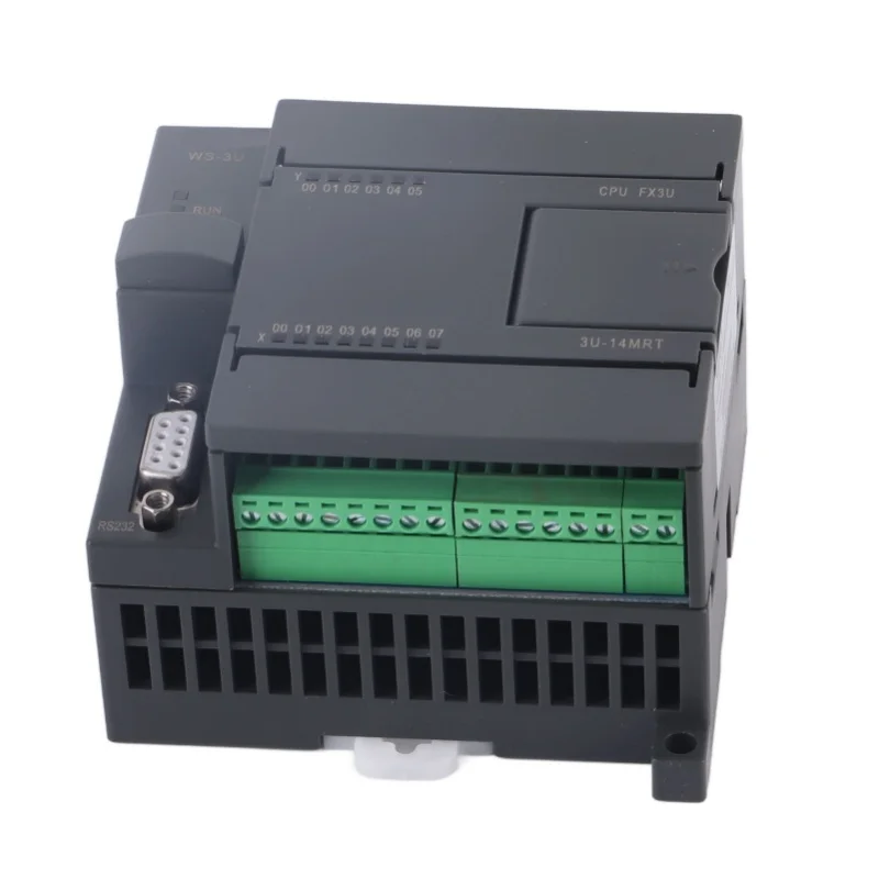 Programmable Logic Module Controller Unit PLC Industrial Control Board DC24V 8 In 6 Out With Analog RS485 Port