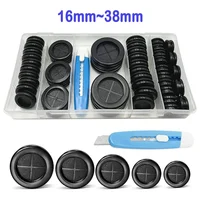 Ojales de goma para cableado 11/2 ""1"" 7/8 ""13/16"" 5/8 ""Kit de ojales de alambre de coche impermeable para cortafuegos para cables de cubierta de orificio de escritorio