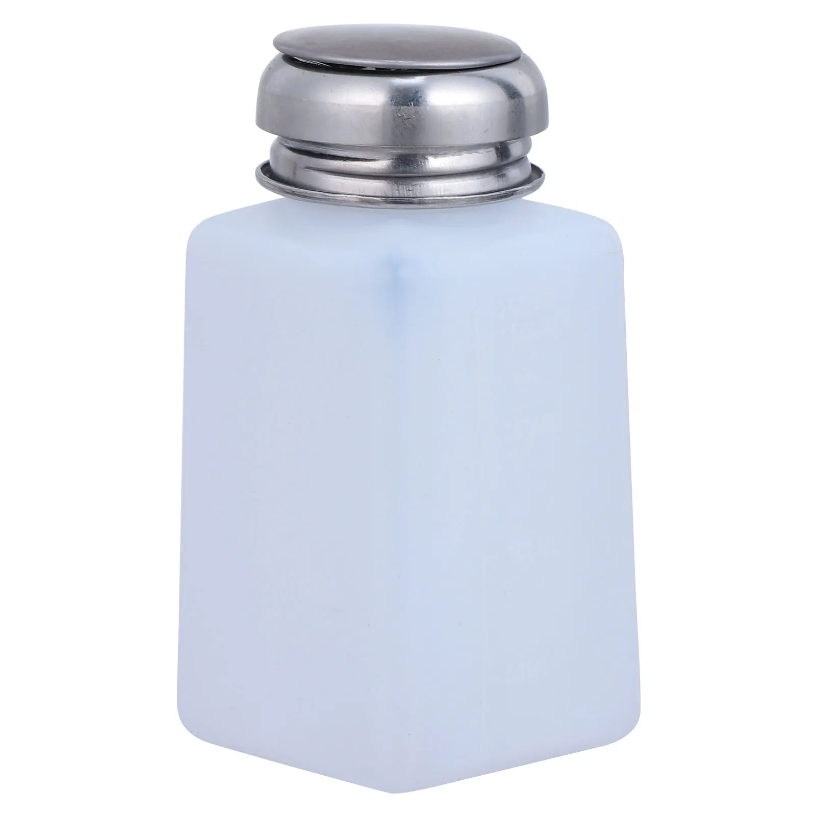 

5 pcs Alcohol Bottle Pump Dispenser Portable Liquid Type White Travel Plastic Durable Safe Empty Bottles