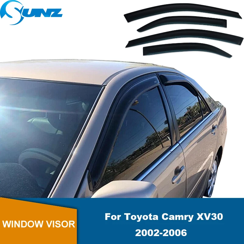 Side Window Deflector For Toyota Camry XV30 2002 2003 2004 2005 2006 Sun Rain Guard Vent Deflectors Window Rain Window Visor