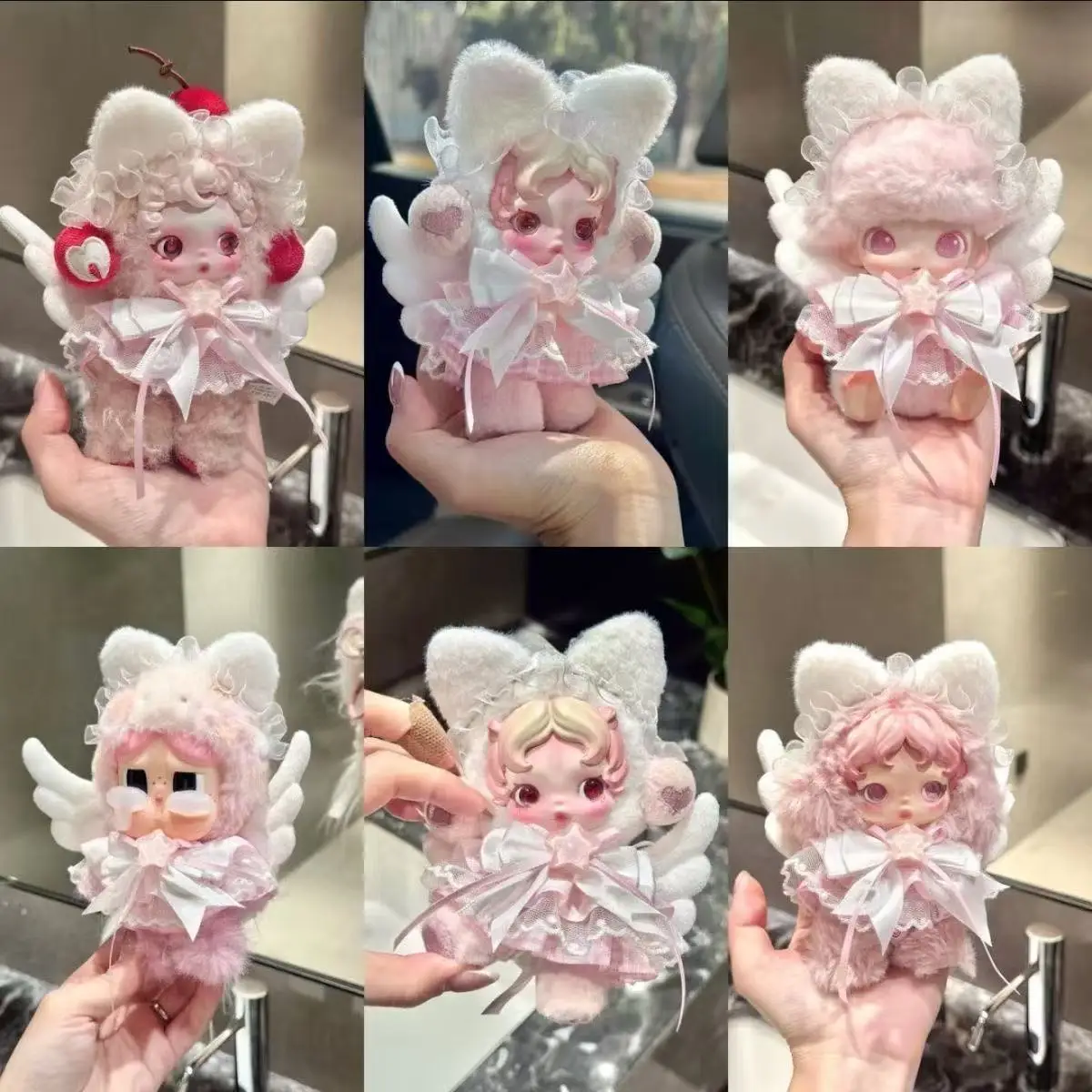 High Appearance Angel Doll Clothing Suit, Stylish Garments for 10cm Vinyl Figurine Daily Dress Up