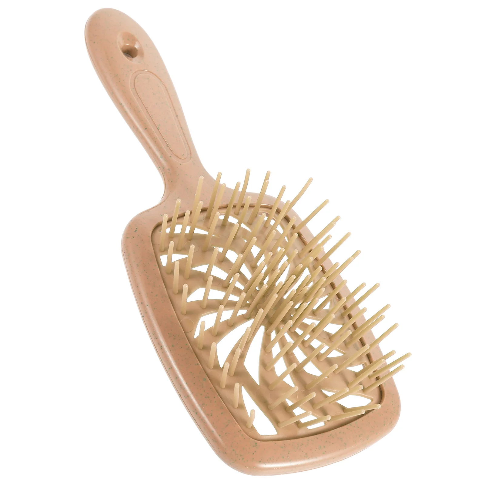 

Portable Travel Hair Brush for Women Hollow Design Wet Dry Scalp Massage Anti Static Detangling Comb Volumizing Styling Hair