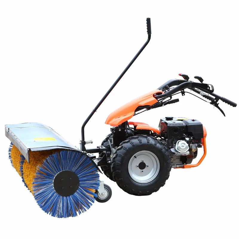 

15 horsepower full gear hand push self-propelled snow plow, multi-model road snow clearing equipment