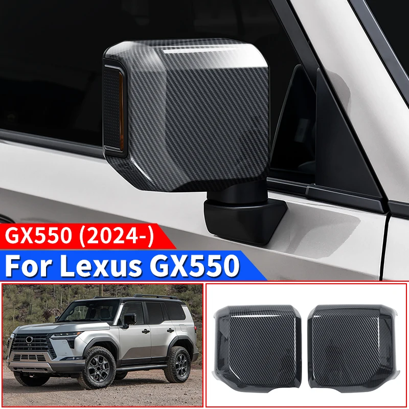 For 2024 Lexus GX550 Rearview Mirror Decoration Covers GX 550 Exterior upgrade Accessories Modification Tuning body kit