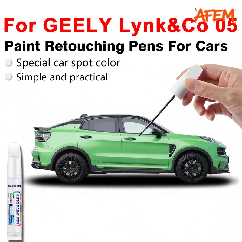 For GEELY Lynk&Co 05 Professional Paint Touch Up Pen Restores Original Factory Paint Finish Enhances Gloss Dark Green White