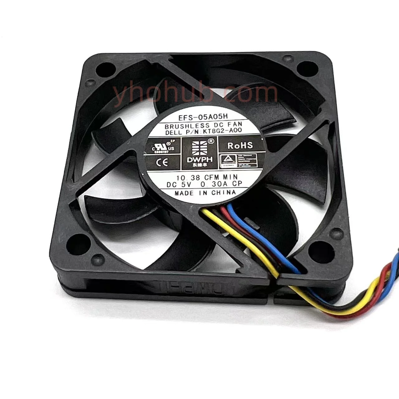 

DWPH EFS-05A05H DC 5V 0.30A 50x50x10mm 4-Wire Server Cooling Fan