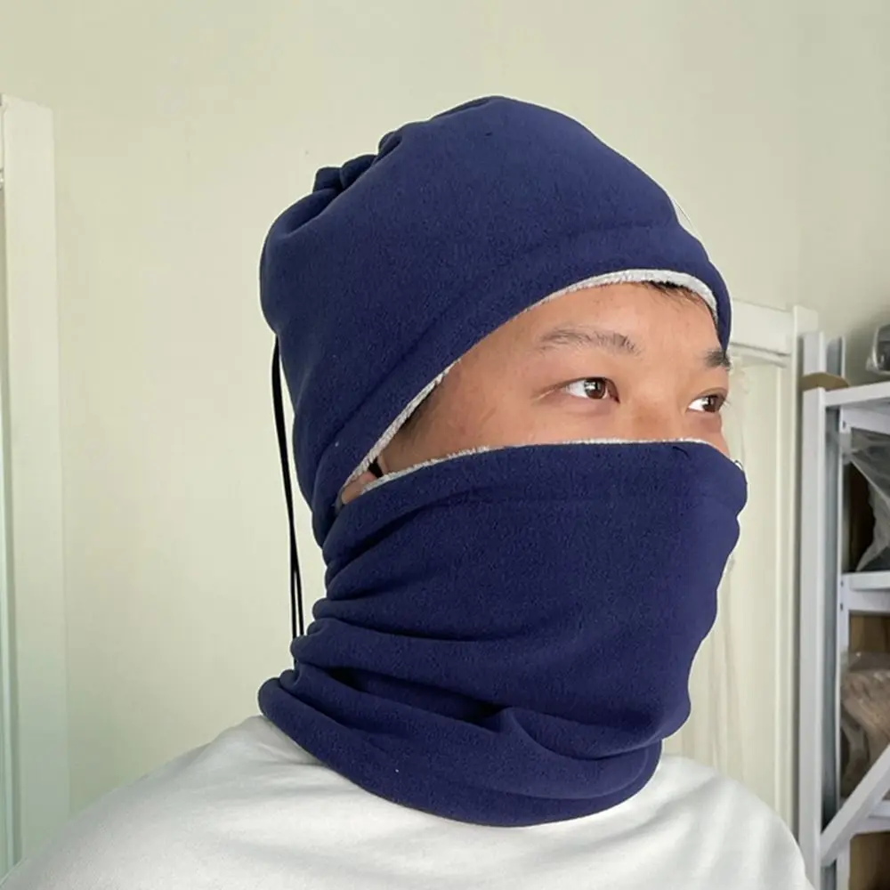 

Windproof Winter Warm Hat Scarf Two-piece Coldproof Thickened Motorcycle Warm Mask Multifunctional Cold Resistance Cycling Mask