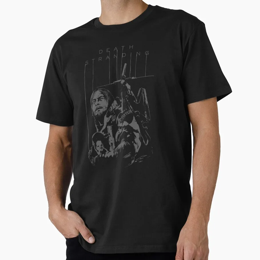 Camiseta de regalo Death Stranding Sam Hideo kojima para jugadores, camiseta estampada 100% de algodón, ropa gráfica de manga corta para hombre, top de todas las tallas