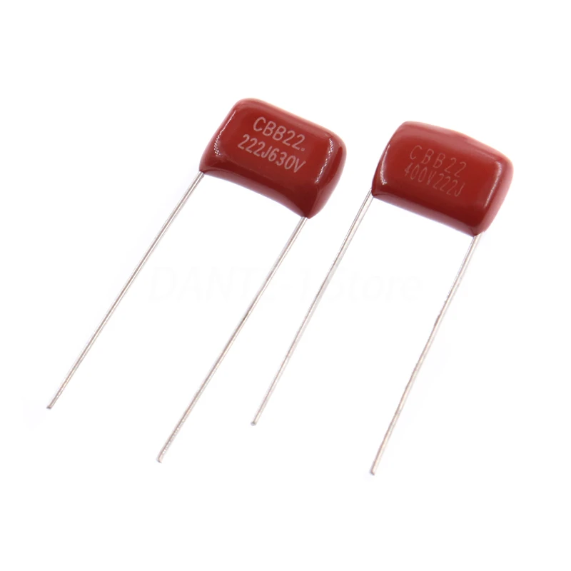 CBB capacitor 222J 2.2NF 100V 400V 630V volt pitch 5mm10mm metal film capacitor