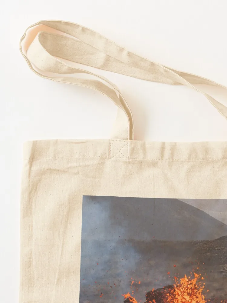 Iceland Volcano Crater with people nearby Tote Bag Women's shopper Handbags the tote bag