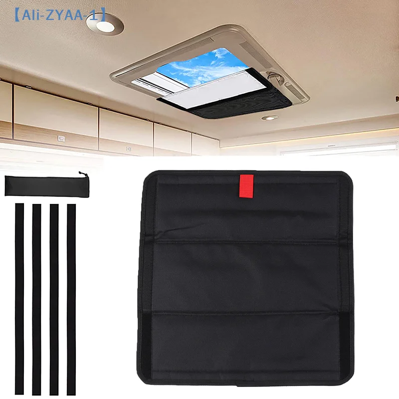 

【ZYAA-1】1Pcs RV Sunroof Sunshades Curtain Foldable RV Vents Skylight Insulator Cover Waterproof UV Protection