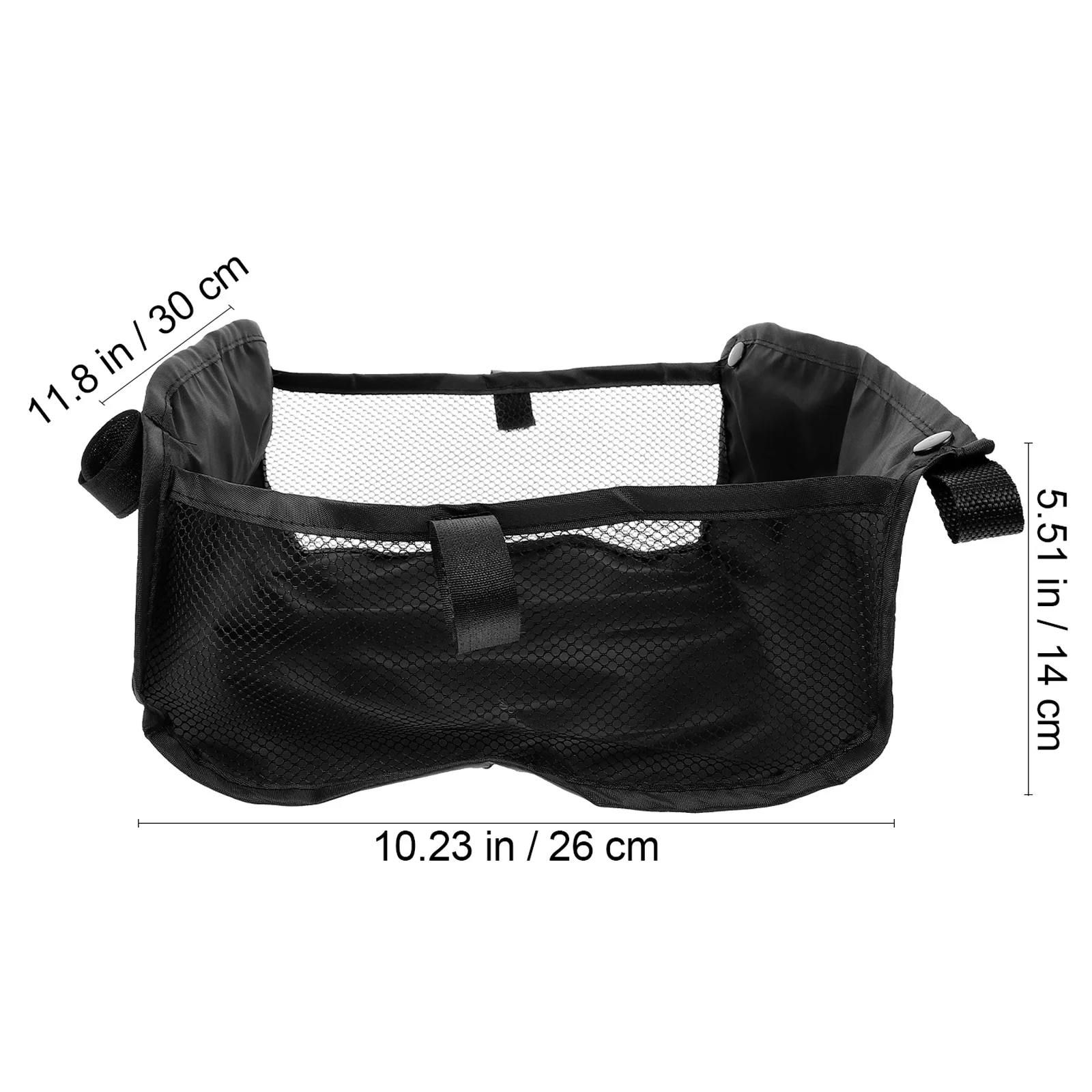 Cesta organizadora para cochecito, Material lavable desmontable, almacenamiento de gran capacidad para artículos esenciales para bebé, accesorios para cochecito de viaje