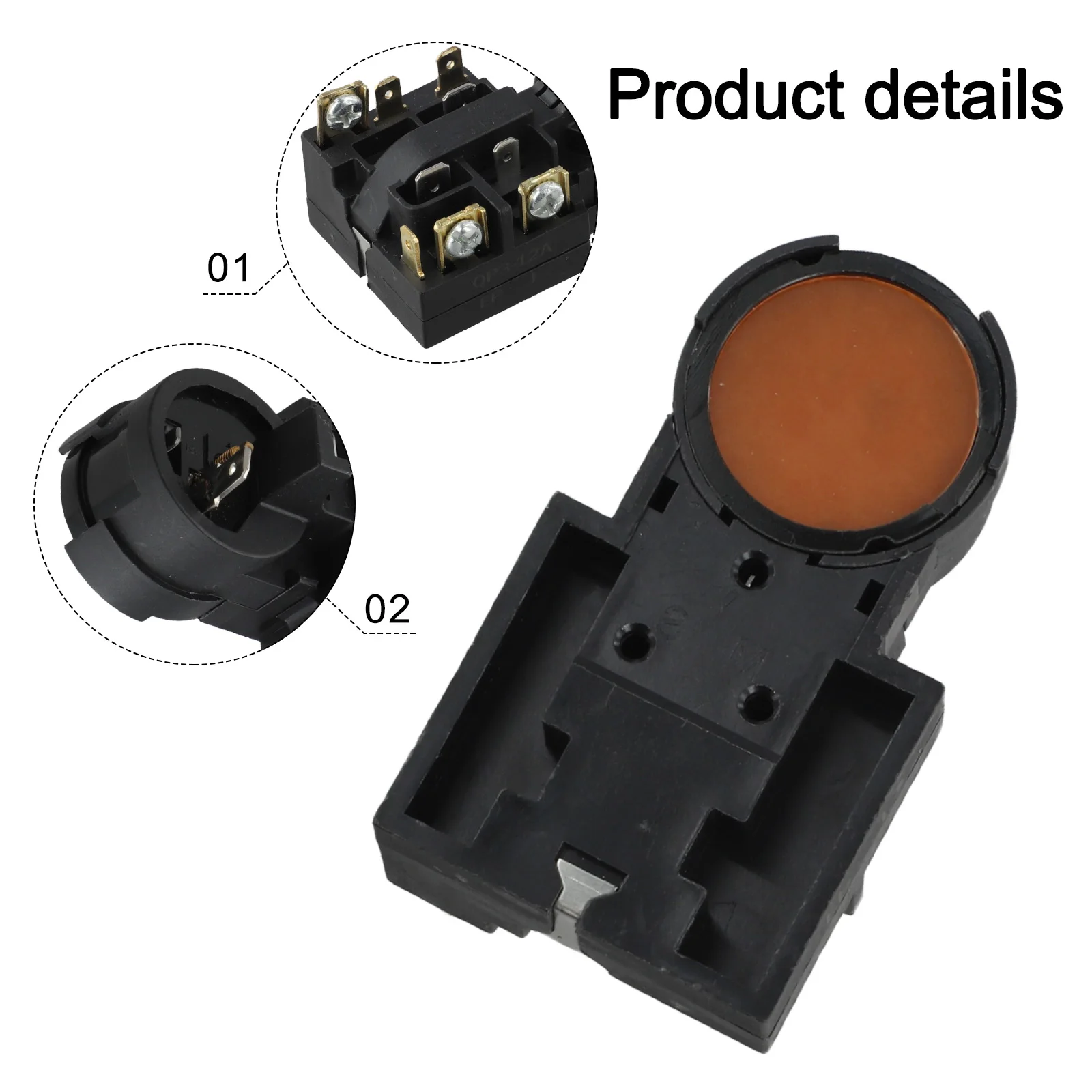 Home Appliance Parts Overload Protector Home Maintenance Efficient Refrigerator Performance Prevent Compressor Damage