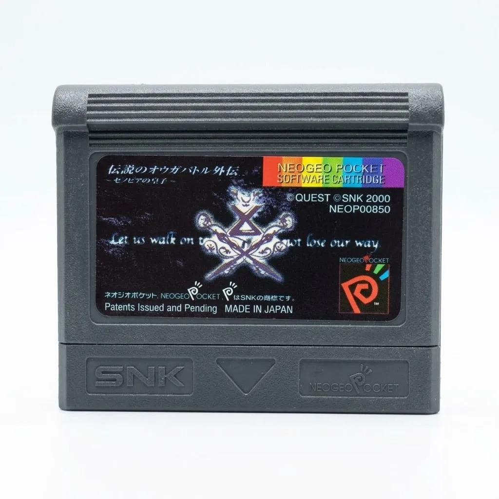 Custom Game Cartridge for NGPC, Pocket & Color -[Densetsu No Ogre Battle Gaiden - Zenobia No Ouji]-JP Version-High Compatibility