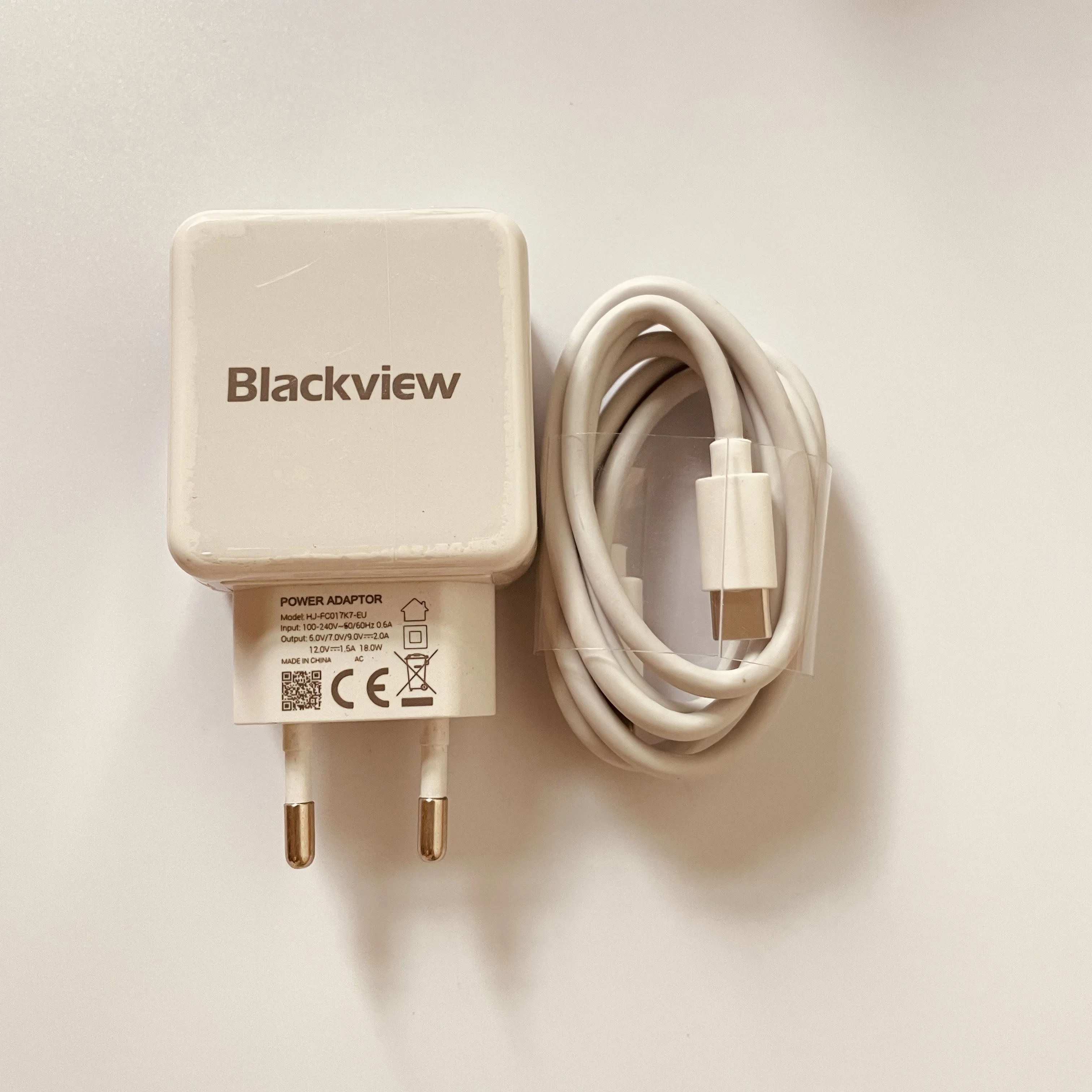 Original New Travel Charger + Type-C Cable For BLACKVIEW BV8800 MediaTek Helio G96 6.58’ 2408*1080 Smartphone Free Shipping