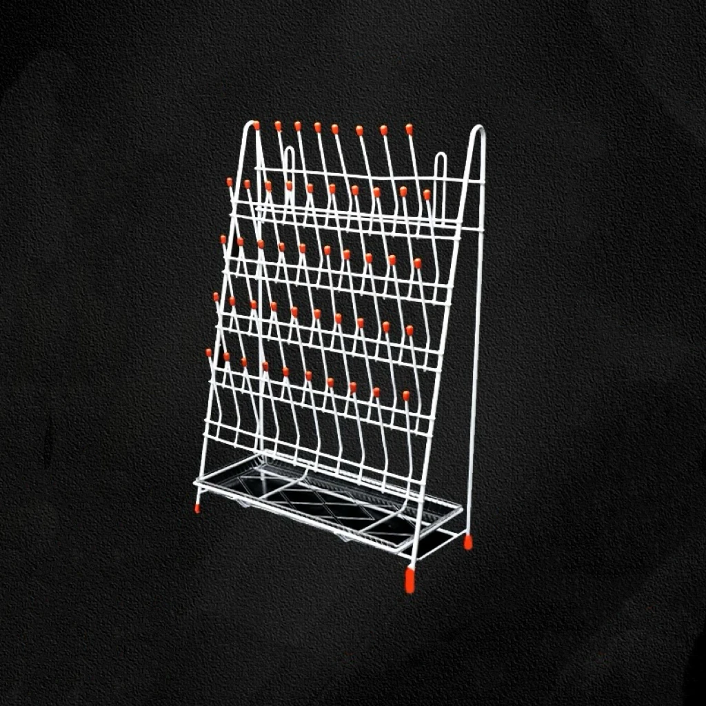 24/32/48/55 Lab Beaker Drain Rack, Conical Flask Triangular Flask Rack, Measuring Cup Measuring Cylinder Rack, Reagent Rack