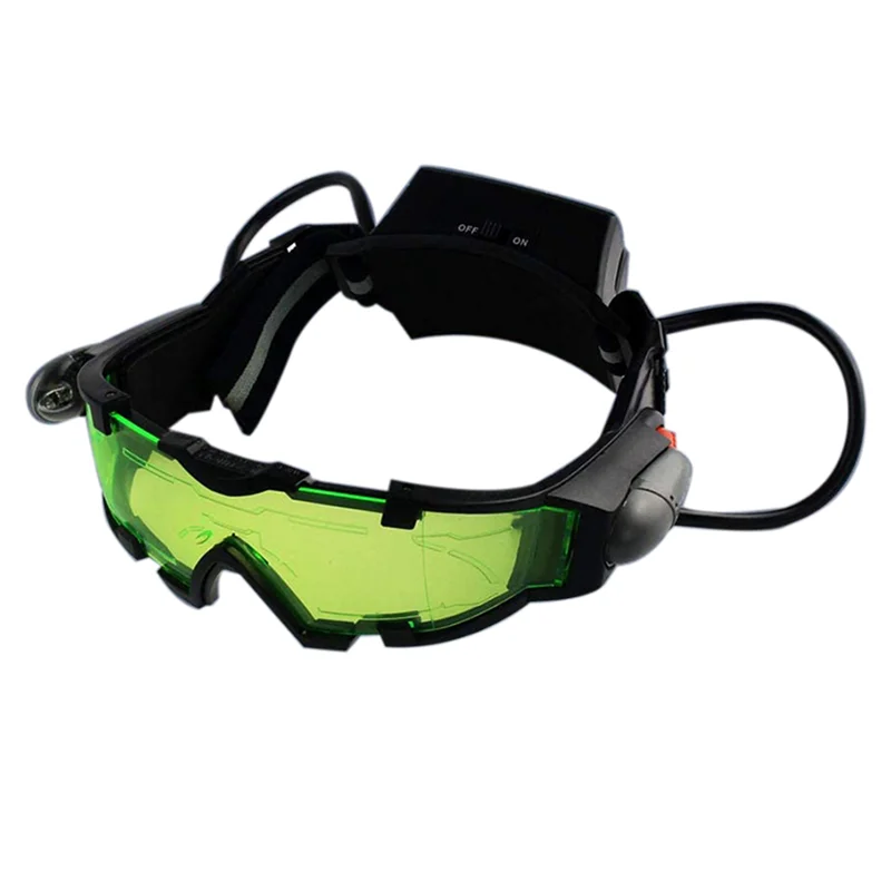 2X Night Vision Goggles Adjustable Kids LED Night Goggles For Racing Bicycling Hunting To Protect Eyes Children Gift