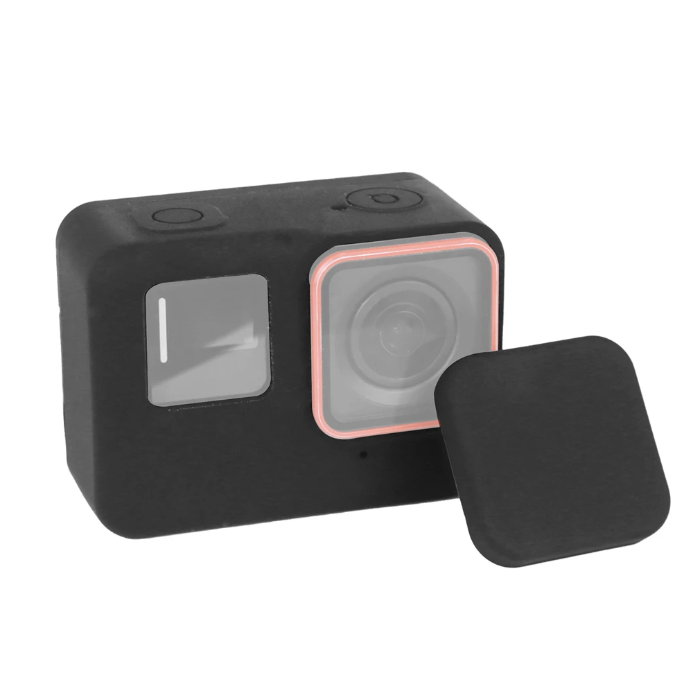 Casing pelindung kamera Insta360 Ace, sarung pelindung silikon anti syok anti gores dengan tutup lensa untuk Insta360 Ace