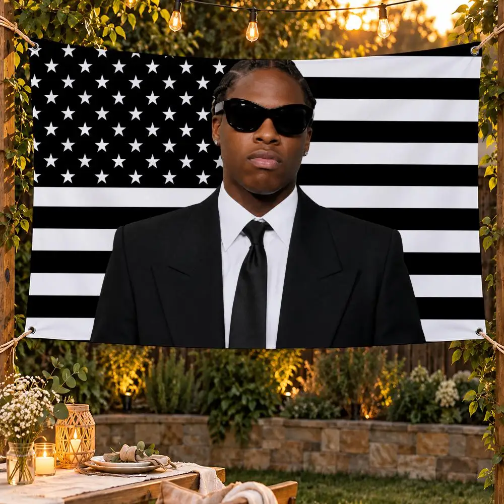 Singer Daniel Caesar Flags For Garden Party Living Room Home Wall Flag Bedroom Outdoor Decor
