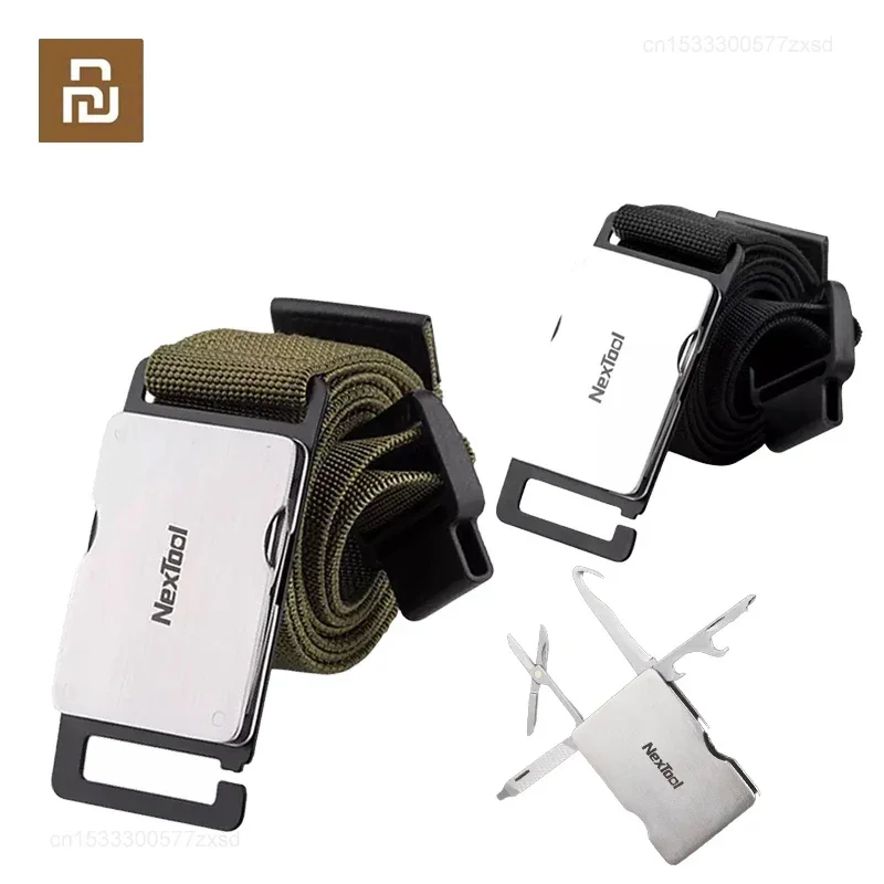 

Xiaomi Nextool Outdoor Waistband Tactical Belt Multifunction Tool Kit Belt Camping Hiking Knife Scissors Portable Screw Driver