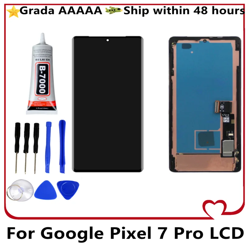 

Amoled100% протестированный для Google Pixel 7 Pro GP4BC, GE2AE ЖК-дисплей цифровой сенсорный экран с рамкой для экрана Google Pixel7 Pro