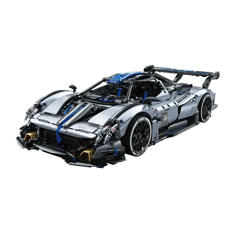 

IN STOCK MOC High Tech Technical 1:8 Supercar Building Blocks Assembling Bricks Model Toys for Children Birthday Gift Set