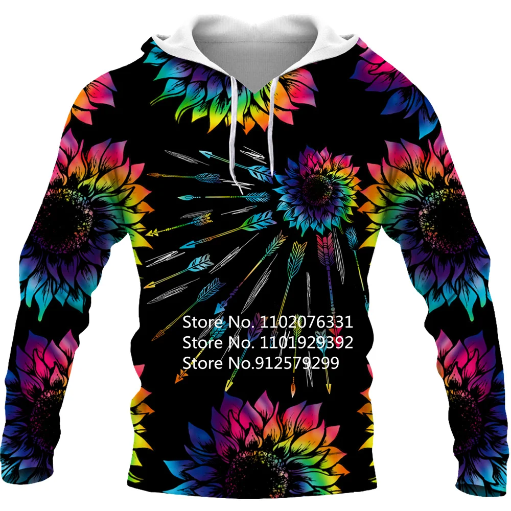 

New Fashion Colorful Sunflower 3d Sweatshirt Flower Printed Hoodie Men/Women Harajuku Pullover Funny Shirts