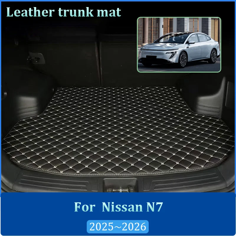 

Trunk Mats For Nissan N7 2026 Accessories 2025 Waterproof Protective Liner Luggage Storage Pad Leather Interior Car Accessories