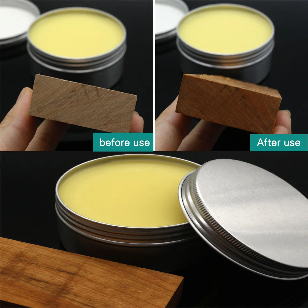 20g Natural wood wax oil polishing waterproof moth-proof environmental protection solid beeswax DIY wood craft maintenance oil