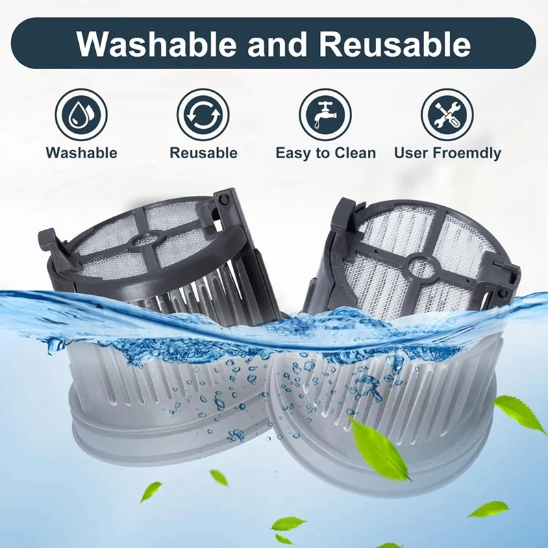 استبدال فلتر HEPA لمرشحات المكنسة الكهربائية المزدوجة الرطبة والجافة H14 / H14 Pro / H14-ABAM #3