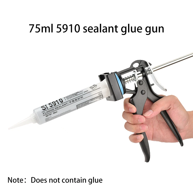 

75ml Engine Sealing Silicone 5910 Metal Sealant Gun Manual Caulking Dispenser for Car and Motorcycle Repair Sealant Applicator