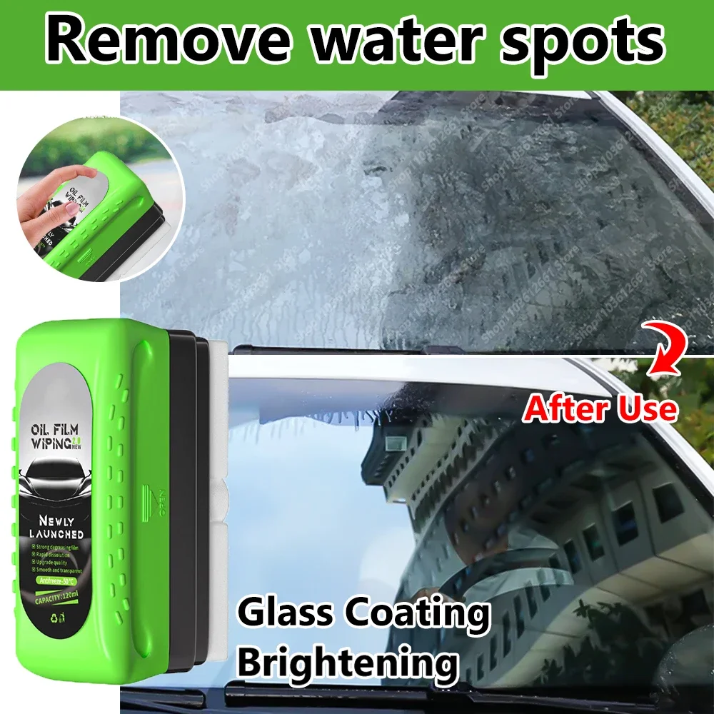

Комплект автомобильного стекла - профессиональный ремонт стекла, масляная пленка от царапин, щетка для очистки, осветление окон, противотуманная полировка, 120 мл