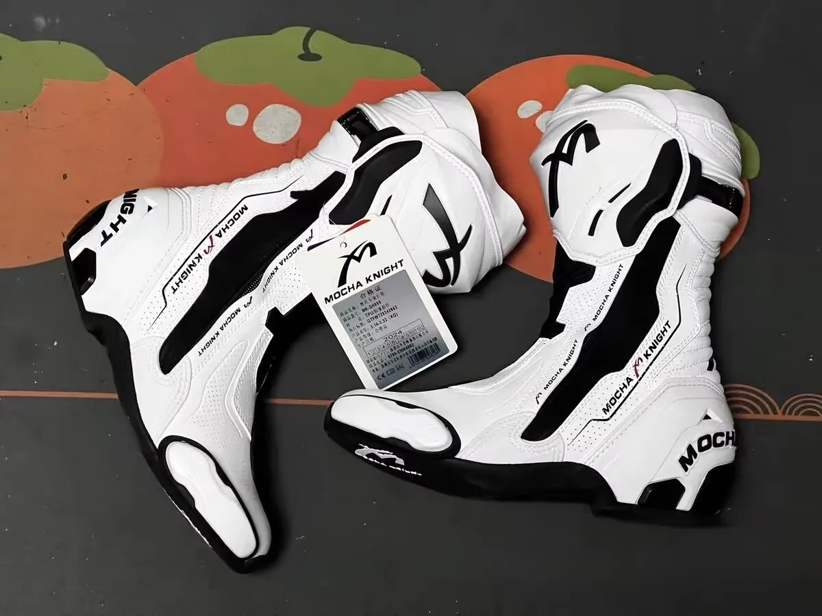 

Мотоциклетные ботинки BENKIA Mocha, сертификация CE, профессиональные гоночные ботинки Botas BENKIA, водонепроницаемые ботинки высокого качества