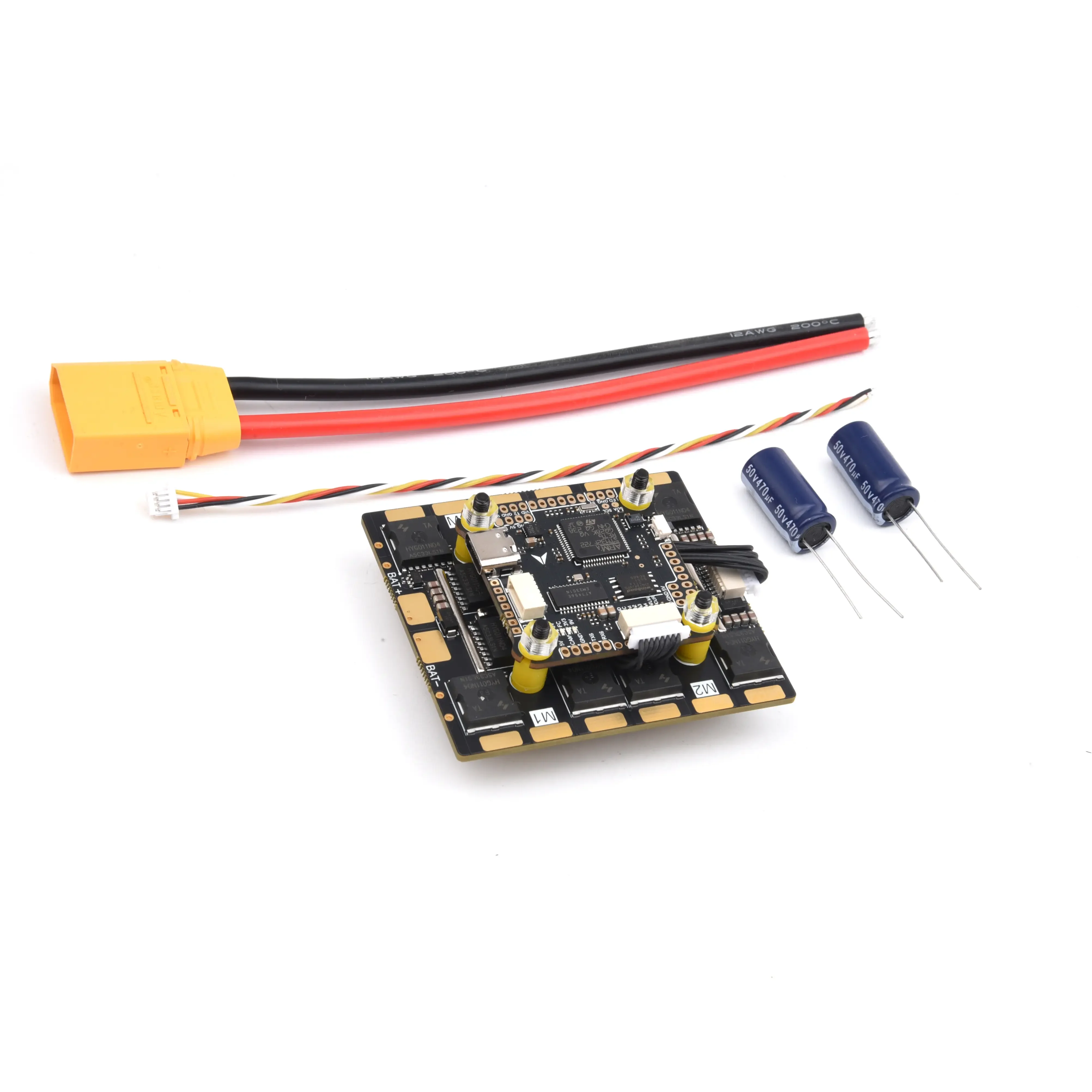 

Flight Controller F722 F7 FC 3-8S Lipo 5V/9V BEC & 100A 4in1 BLheli_S ESC Stacks For RC 13inch 15inch FPV Racing Freestyle Drone