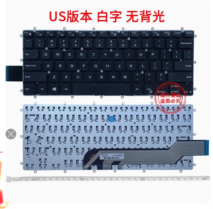 New for DELL Inspiron 15 7560 7569 7570 7572 7573 7579 14-7000 7466 7467 7368 13-5000 13-5368 13-5378 US Keyboard non-backlit