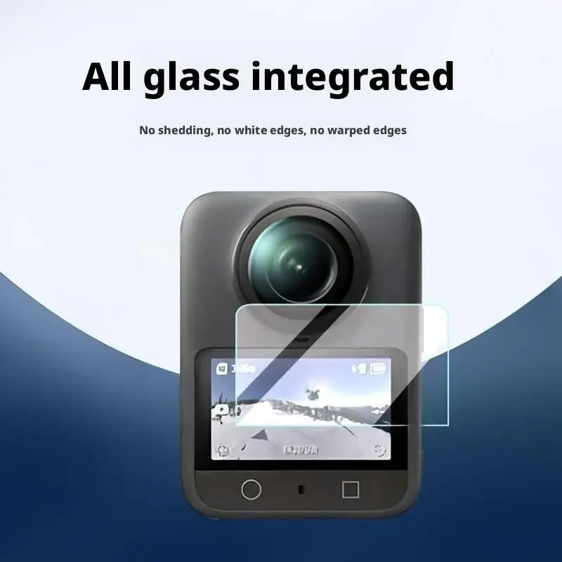 Suitable For DJI OSMO 360 Tempered Glass Screen Film Panoramic Camera HD Explosion-proof Protective Tempered Film