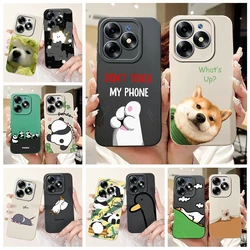 For Tecno Spark Go 2024 Case BG6 Cute Cartoon Painted Cover Soft Silicone Phone Case For Tecno Spark GO 2024 Fundas 6.6'' Bumper