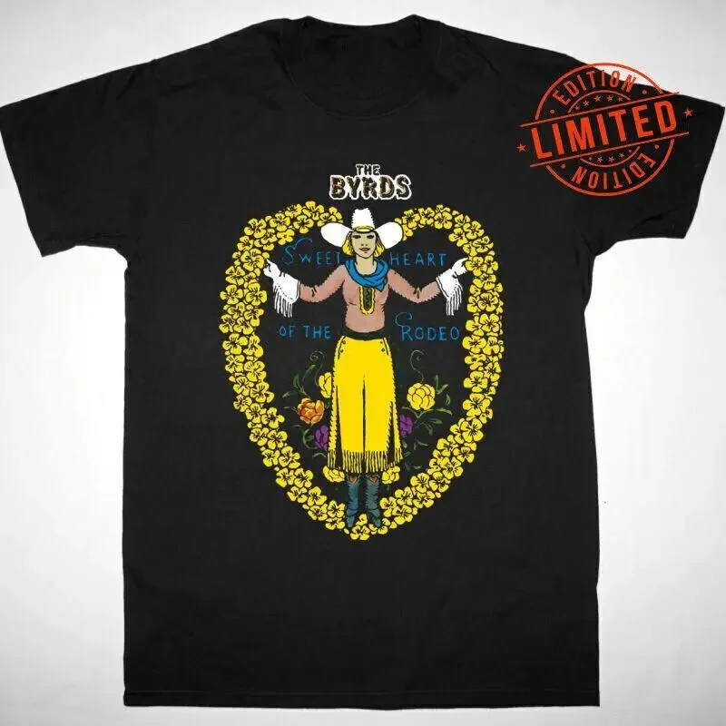The Byrds Sweetheart Of Rodeo T Shirt Black Size S 5Xl