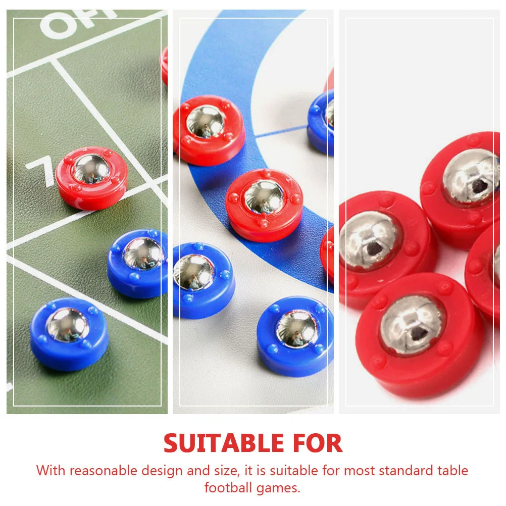 12 قطعة من الخرز المتداول اللوح الرملي، ملحقات الطاولة المنزلقة الناعمة، معدات استبدال كرات الصولجان العائلية الممتعة