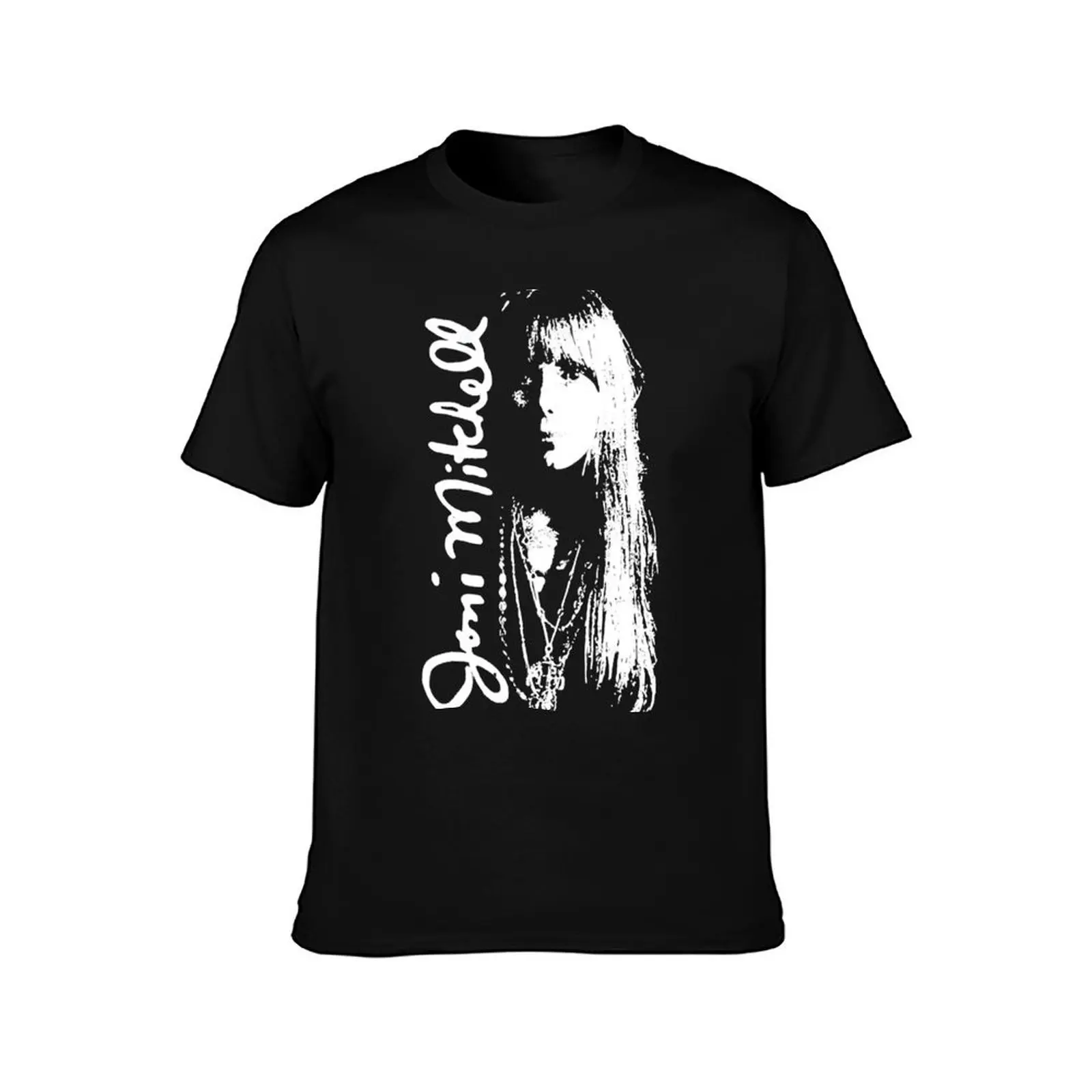 Joni Mitchell(12) T-Shirt Large Size Short Sleeve T-Shirt