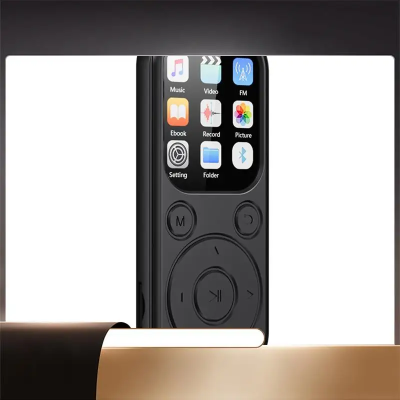 

N35R-Портативный MP3-плеер 1,8 дюйма Type-C с поддержкой Bluetooth, сенсорная клавиша, музыкальная стереосистема с динамиком Hi-Fi, FM-радио, запись, поддержка электронных книг