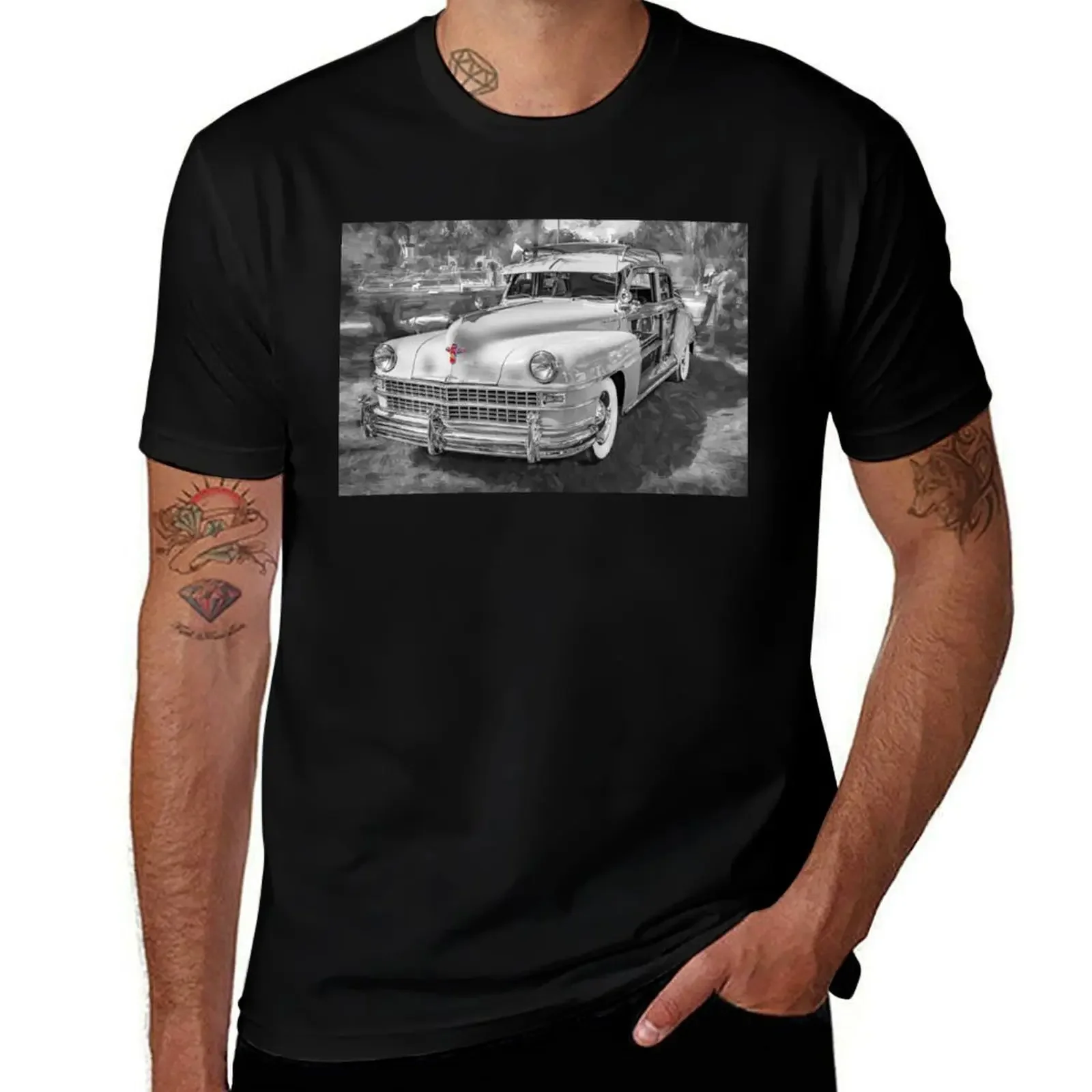 

1947 Tan Chrysler Town And Country Sedan 4 Door X102 T-Shirt kawaii clothes Funny t-shirt oversized mens funny t shirts