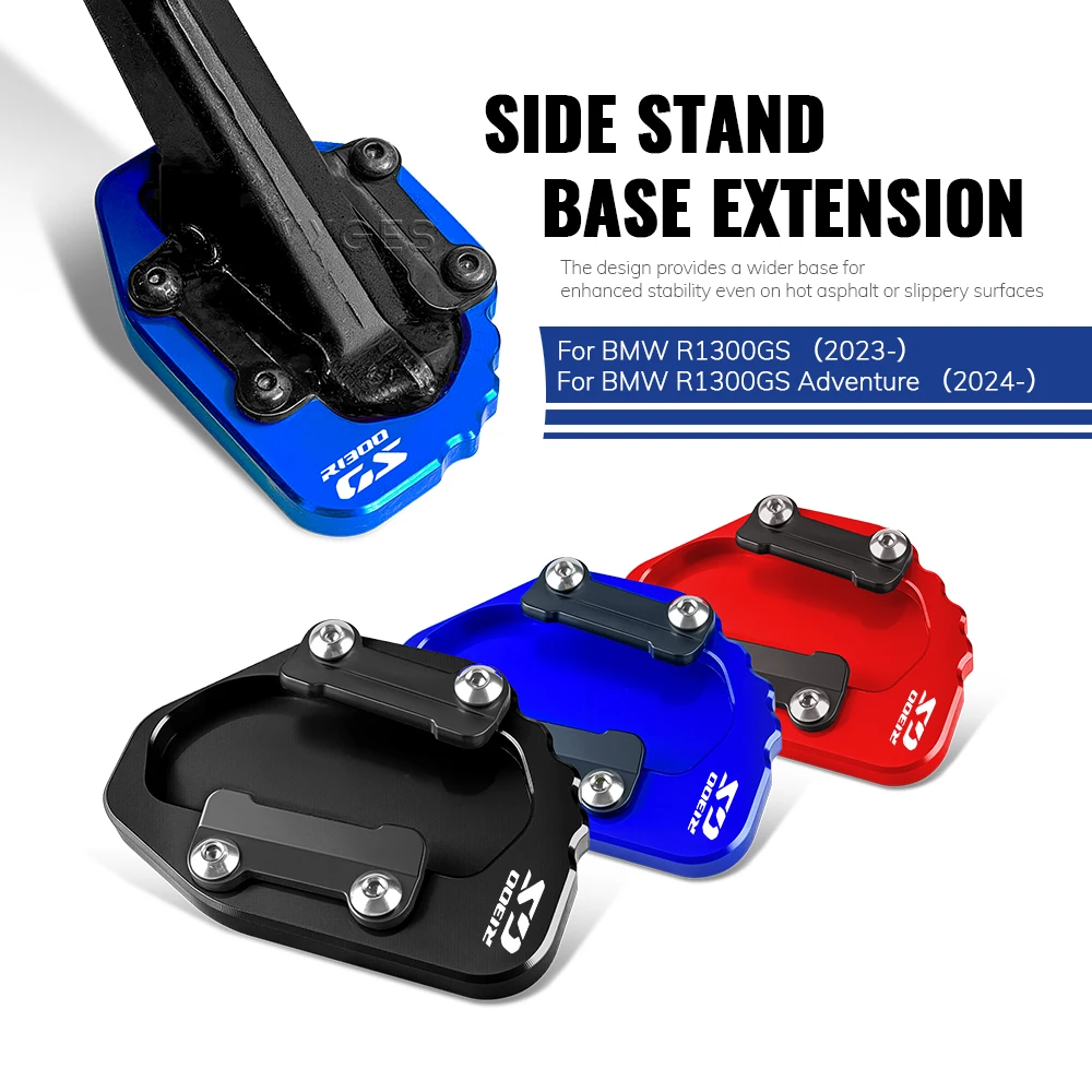 

Для BMW R1300GS R 1300 GS Adventure 2023 2024 2025-аксессуары для мотоциклов, расширение боковой подставки, большое основание подставки