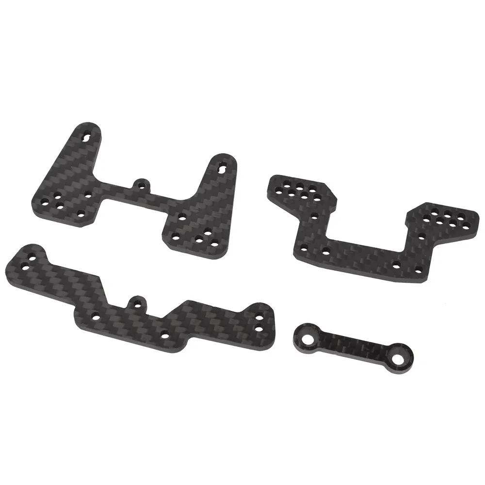 1/10 RC Carbonfaser Stoßdämpfer-Turmsatz vorne und hinten für Kyosho Optima Mid Chassis Buggy Upgrade-Teile