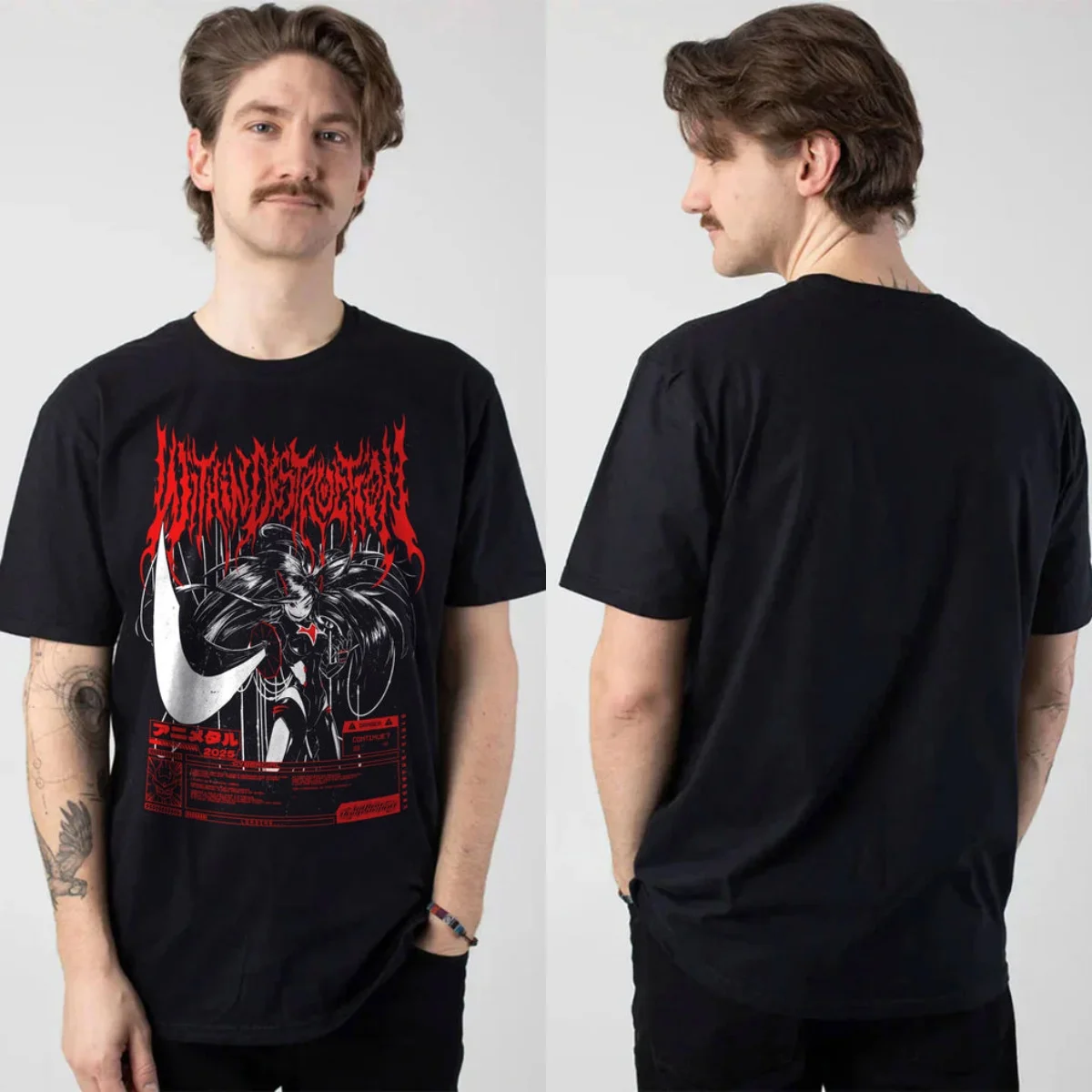 New Within Destruction Graphic Cotton T-shirt Unisex Summer Short Sleeve Fashion Brand Tee Luxury Casual Vintage Tees